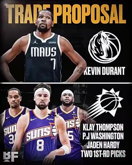 和歐文濃眉組三巨？美媒：獨(dú)行俠可用克萊+PJ+哈迪+倆首輪換KD-